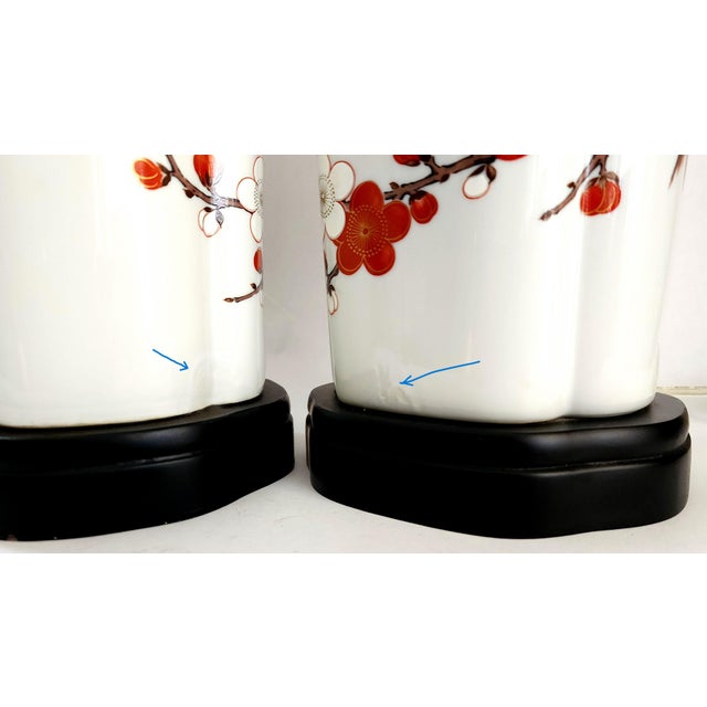 Lamp Pair Flowers Restored For Sale - Image 16 of 16
