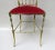 Brass and Red Velvet Chiavari Chair, Italy, 1960s For Sale - Image 12 of 18