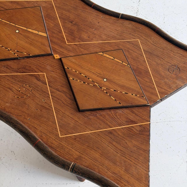Inlaid Studio Made Coffee Table by Steven Spiro For Sale - Image 11 of 12