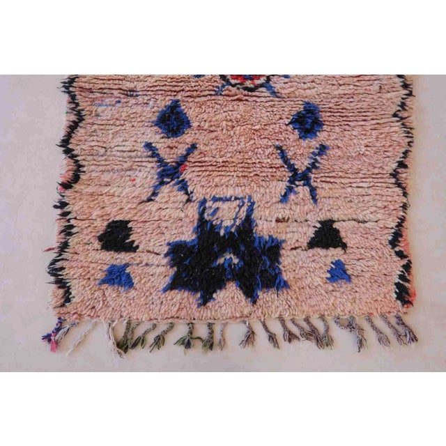 1980’s Moroccan Tribal Colorful Runner Rug - 5.7 X 3.28 Ft For Sale In Cleveland - Image 6 of 10