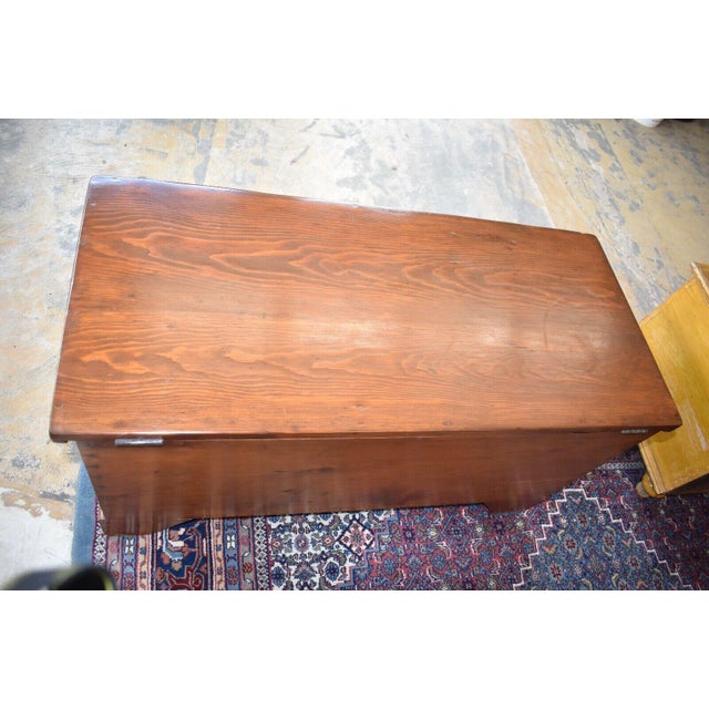 Antique Dovetailed Wooden Blanket Chest Chairish