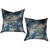 Vintage Old World Weavers Verdure Tapestry Linen and Cotton Down Pillows - A Pair For Sale - Image 4 of 5