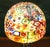 1950s Exquisite Antique Murano Millefiori Italian Glass Mushroom Table Lamps, 1950s, Set of 2 For Sale - Image 5 of 18