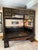 An antique Chinese Qing dynasty style canopy bed, which is sometimes called an opium bed or wedding bed. The canopy has an...