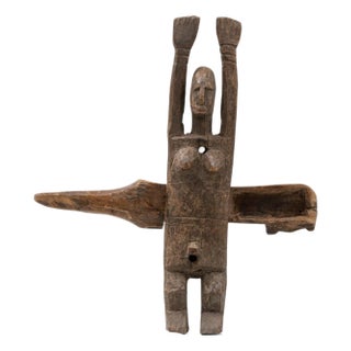 1950s African Wooden Decoration For Sale