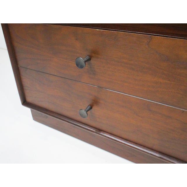 Mid 20th Century George Nelson Styled Walnut Nightstands for Ramseur For Sale - Image 5 of 12