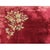 Textile 1920s Red Wine Open Field Daisies Floral Antique Chinese Art Deco Rug 9' X 11'6" For Sale - Image 7 of 9