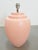 Large Pink Ceramic Table Lamp from Kostka, France, 1970s For Sale - Image 9 of 9