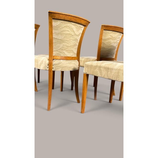 Model 345 Dining Chairs by by Bruno Paul for VEB Deutsche Werkstätten Hellerau, 1935, Set of 6 For Sale - Image 6 of 8