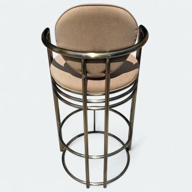 Design Institute of America [Dia] Deco Revival Barstools and Bistro Table - Set of 3 For Sale In Washington DC - Image 6 of 10