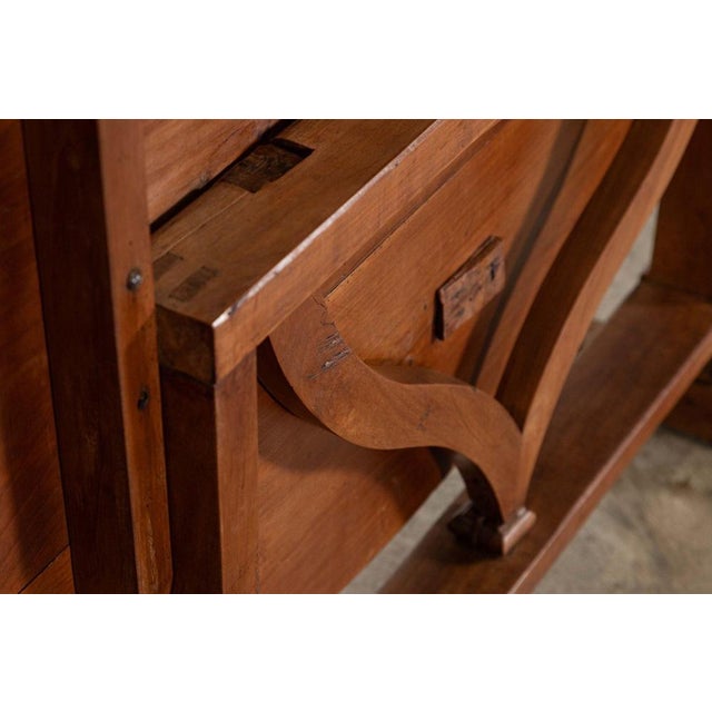 Large French Oval Fruitwood Vendange Wine Table, 1880 For Sale - Image 14 of 18