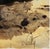 Acrylic and walnut stain on framed paper size: 46 x 61 creation date : 03/11/2022 At low tide, a group of rocks are...