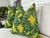 A luscious green and sunshine yellow Epingle from Schumacher. Resembles a fine needlepoint in rich green and vibrant...