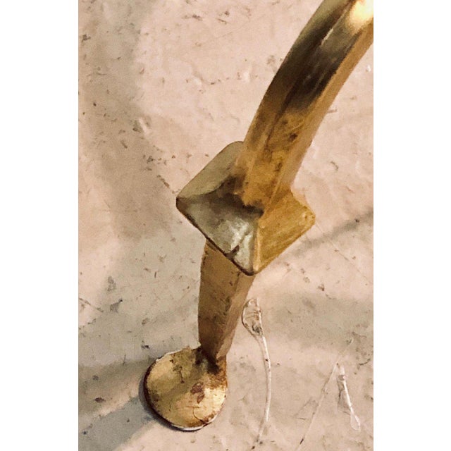 Hollywood Regency Tulip Form Solid Bronze Floor Standing or Tall Lamp