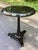 French Late 20th Century Neoclassical Style Black Marble Top Guerridon Side Table For Sale - Image 3 of 7