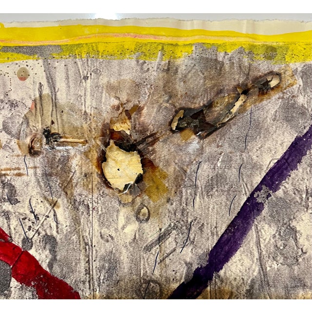 Marty Greenbaum, Pop Art Brut Collage Mixed Media Print, Painting, Burning, Tape, Marty Greenbaum For Sale - Image 12 of 15