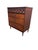 Wood Mid Century Modern Diamond Geometric Design Highboy Dresser Chest For Sale - Image 7 of 14