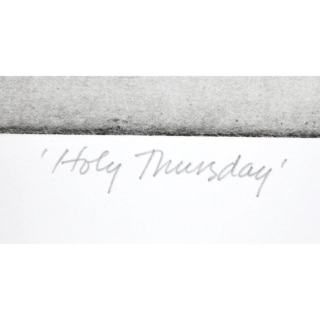 Artist: Tighe O'Donoghue, American (1942 - ) Title: Holy Thursday Year: circa 1978 Medium: Etching with Aquatint, signed...