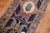 Late 19th century northwest Persian Heriz Serapi long runner. A blue field with a tribal geometric pattern throughout in...