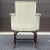 Antique Mahogany & Nailhead Ivory Leather Armchair For Sale - Image 4 of 13