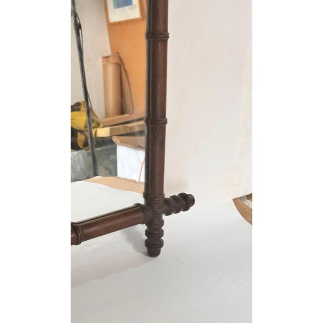 Carved Wooden Mirror, France, 1940s For Sale - Image 10 of 15