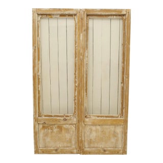 Late 19th Century Double French Glass Doors - a Pair For Sale