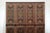 Chinese Vintage Chinese Four-Panel Painted Screen in Dark Red Brown Finish For Sale - Image 3 of 10