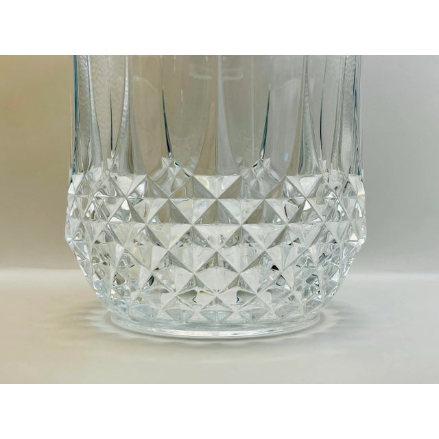 Glass Mid 20th Century French Crystal Ice Bucket For Sale - Image 7 of 9