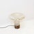 Mushroom Table Lamp with Marble Base and Opal Glass Shade For Sale - Image 9 of 14
