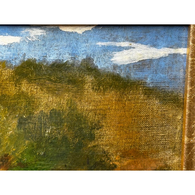 Important British c.1898 Victorian Oil Portrait of a Rough Collie Dog After John Emms Gilt Framed For Sale - Image 11 of 18