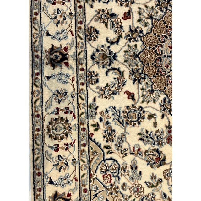 Persian 1980s Indo Persian Nain , 2'8" X 4'2" For Sale - Image 3 of 5