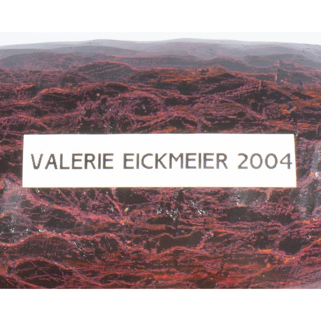 Purple 2004 Ceramic Sculpture by Valerie Eickmeier For Sale - Image 8 of 8
