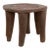 Patinated Brown Carved African Stool For Sale