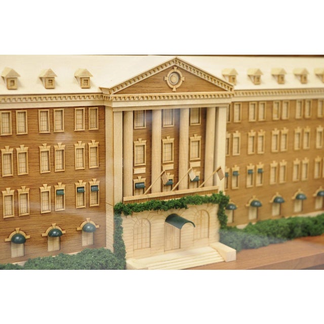 Late 20th Century The Culinary Institute of America Mixed Wood Award Model for Dr John Connolly For Sale - Image 14 of 18