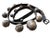 1900s Bronze Sleigh Bells on Leather Strap, Graduated For Sale - Image 4 of 5