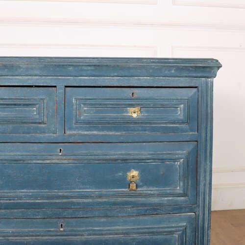 Wood Danish Painted Continental Commode For Sale - Image 7 of 12
