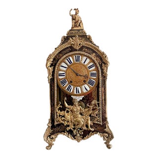 18th Century French Boulle Bracket Clock by Nicolas Delaunay For Sale