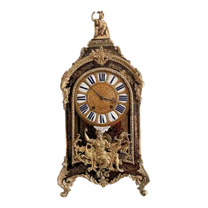 18th Century French Boulle Bracket Clock by Nicolas Delaunay