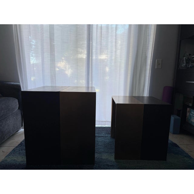 Contemporary Contemporary Kiersten Side Tables - a Pair For Sale - Image 3 of 8