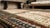 Textile 1940s Brown Tiled Squares Cross Antique American Hooked Rug 2'6" X 4'6" Handknotted Wool Carpet For Sale - Image 7 of 9
