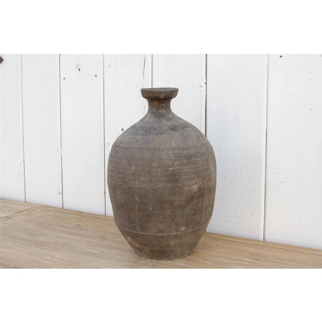 Farmhouse Vintage Amphora Pottery Wine Jug For Sale - Image 3 of 9