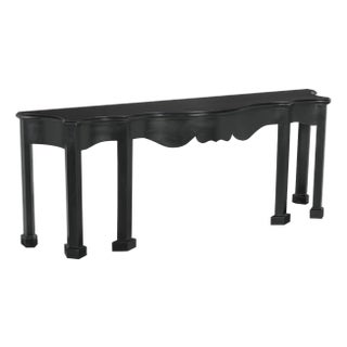 Estate Console Hand Rubbed Black For Sale