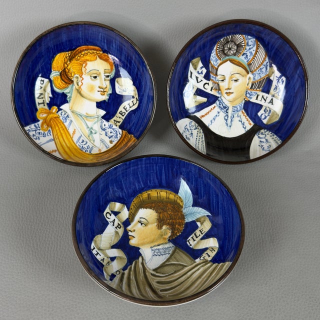 Vintage Ceramic Bowls from E. Mari Urbino, Set of 3 For Sale - Image 11 of 11