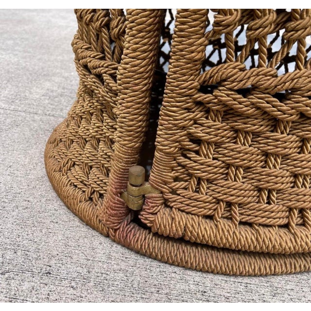 Stone Marzio Cecchi Studio Most Rope Travertine Top Side Tables or Nightstands, a Pair For Sale - Image 7 of 12