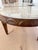 Neoclassical Vintage Neoclassical Three-Piece Marble Coffee Table With Hand-Carved Wood Base For Sale - Image 3 of 18
