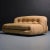 Tan Vintage Soriana Sofa by Afra & Tobia Scarpa in Original Natural Leather, 1970 For Sale - Image 8 of 9