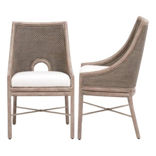 Essentials For Living Adamo Performance Fabric Armless Dining Chair - Set of 2 For Sale