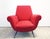 Red Italian Sofa and Chairs, 1960s, Set of 3 For Sale - Image 8 of 15