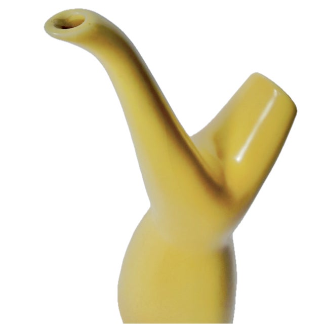 Mid-Century Modern Style "Daphne" Sculptural Ceramic Ewer/Pitcher For Sale In Atlanta - Image 6 of 8