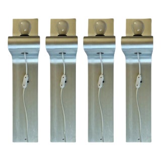 Mid-Century Wall Lamps, Italy, 1980s, Set of 4 For Sale